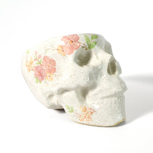 Load image into Gallery viewer, Floral Human Skull Planter 5