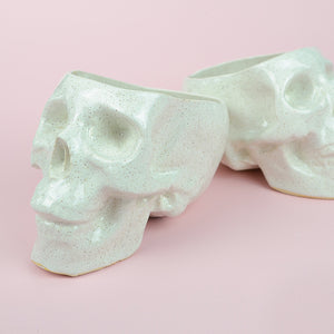 Human Skull Large Planters