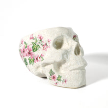 Load image into Gallery viewer, Floral Human Skull Planter 4