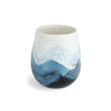 Load image into Gallery viewer, Misty Mountains Stemless Wine Glasses, Sapphire