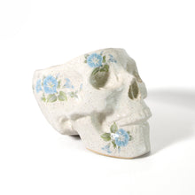 Load image into Gallery viewer, Floral Human Skull Planter 8