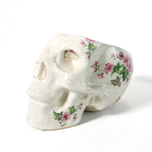 Load image into Gallery viewer, Floral Human Skull Planter 4