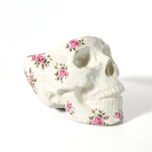 Load image into Gallery viewer, Floral Human Skull Planter 1