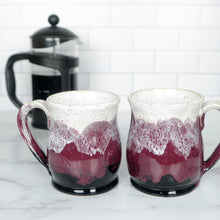 Load image into Gallery viewer, Misty Mountains Mug, Sugarplum - Handmade Ceramics from Ice + Dust Pottery