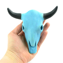 Load image into Gallery viewer, Longhorn Bull Skull — Mini - Handmade Ceramics from Ice + Dust Pottery
