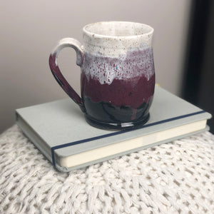 Misty Mountains Mug, Sugarplum - Handmade Ceramics from Ice + Dust Pottery