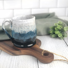 Load image into Gallery viewer, Misty Mountains Mug, Sapphire - Handmade Ceramics from Ice + Dust Pottery