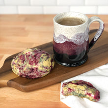 Load image into Gallery viewer, Misty Mountains Mug, Sugarplum - Handmade Ceramics from Ice + Dust Pottery