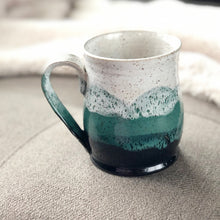 Load image into Gallery viewer, Misty Mountains Mug, Shamrock - Handmade Ceramics from Ice + Dust Pottery