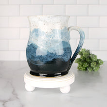 Load image into Gallery viewer, Misty Mountains Mug, Sapphire - Handmade Ceramics from Ice + Dust Pottery