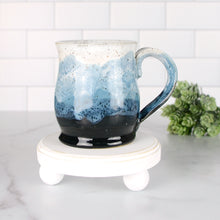 Load image into Gallery viewer, Misty Mountains Mug, Sapphire - Handmade Ceramics from Ice + Dust Pottery