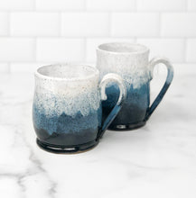 Load image into Gallery viewer, Misty Mountains Mug, Sapphire - Handmade Ceramics from Ice + Dust Pottery