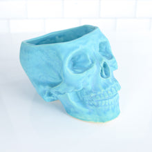 Load image into Gallery viewer, Human Skull Large Planters - Handmade Ceramics from Ice + Dust Pottery